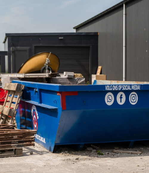 bedrijfsafval afvoeren door huren van afvalcontainer