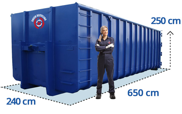 mens-in-verhouding-met-40m3-container